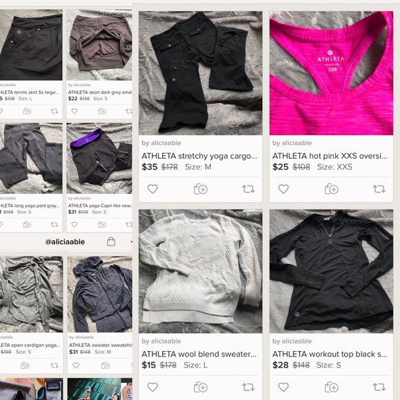 ATHLETA 💕hot pink 💞XXS oversized tank top - Picture 8 of 8